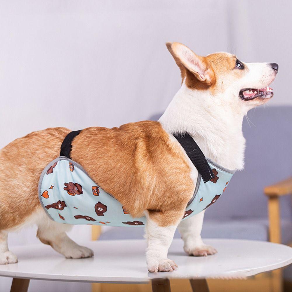 Waterproof Dog Belly Protection Clothing Anti-dirty Breathable Cat Sterilization Suit Dog Bib Dog Belly Cover Summer