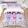 Rent a Girlfriend Pattern Bedding,Quilt Set Quilt Cover Pillowcase Home Birthday Gift(1 * duvet cover + 2 * pillowcase, without core)_lx