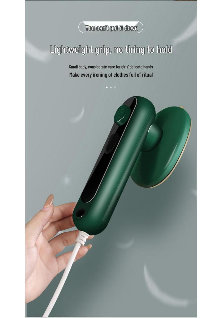 Compact Handheld Electric Garment Steamer for Clothes, Travel, and Dorm Use - Perfect for Perler Beads
