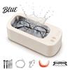 Portable Jewelry Cleaning Tool Ultrasonic Cleaner 48KHz Machine Stainless Steel Professional Makeup Brush Cleaner Tank Device for Retainers Glasses