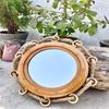 38.1 Cm Nautical Porthole Mirror Maritime Wall Decor,  Brass Finish