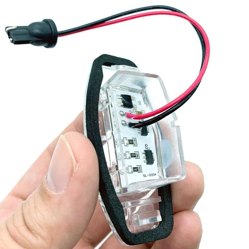 For Honda Odyssey Legend Accord Civic 7 8 9 City 4 MR-V 2 Pcs Led Car Number Lamp Assembly Auto License Plate Light Luces