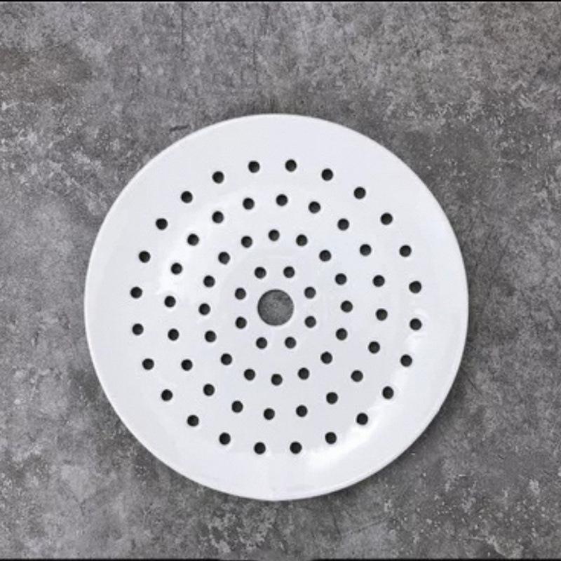 Multipurpose Ceramic Steamer Plate: Dumplings, Seafood, Fruit, and More