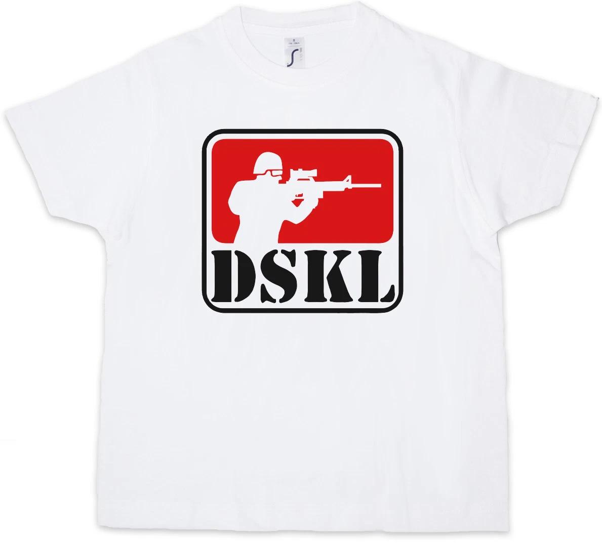 DSKL SNIPER LOGO Kids Boys kids boys T-Shirt Shadowrun Role Play Ego-Shooter Crosshair 120