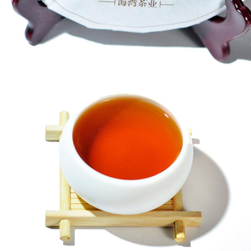 2017 Lao Tong Zhi Ripe Puer Hu Po Chun Tea Cake Haiwan Shu Puer Tea 357g