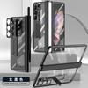 Galaxy Z Fold5 Protective Case With Magnetic Hinge Shockproof Transparent PCMetal Full Cover Foldable Phone