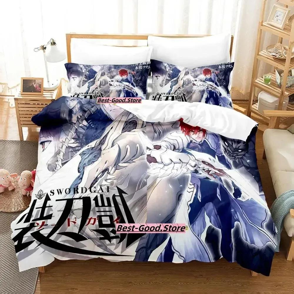 

SWORD GAI Beding Set Single Twin Ful Quen King-Sized Dimensionsd Dimensions Bed Linen Set Adult People Kid Bedrom Duvetcover Sets Anime parure de lit 120*200cm Single