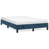Bed Frame without Mattress Dark Blue 120 x 190 cm Velvet