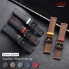 Vintage Genuine Leather Watch Strap 20mm 22mm Quick Release Hand Stitching for Men Women Wristband for Huawei Watch GT5/GT4 Belt