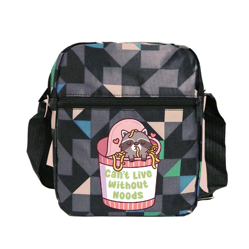 New student fashion shoulder bag personalized printing children's portable multifunctional messenger bag