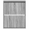 Wall Mounted Shoe Cabinet DELFT 71 X 17 X 86 Cm Engineered Wood