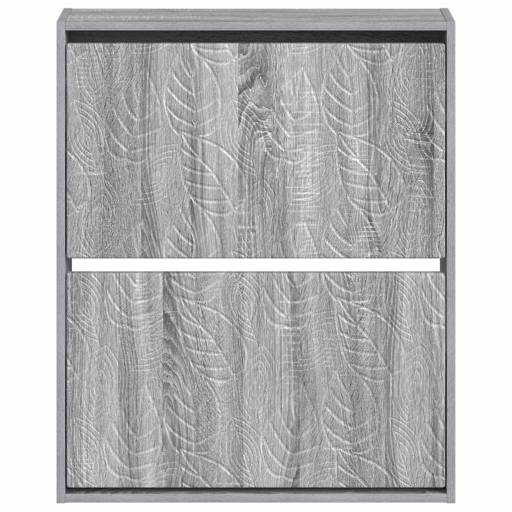 Wall Mounted Shoe Cabinet DELFT 71 X 17 X 86 Cm Engineered Wood