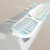 Hanging Air Conditioning Guide Cover Adjustable Air Outlet Baffle  Bedroom