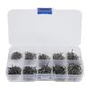 500PCS with Barbed Hooks Carp Fishing Hooks 10 Sizes Fly Fishing Hooks Catfish Fishing