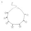 Little Star Heart Flower Glow in the Dark Ankle βραχιόλι Γυναικεία κοσμήματα Anklet