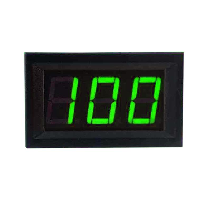 

Digital Voltmeter 0.56in 3 Wire Voltage Meter Tester LED Display 0100V Accessory Green