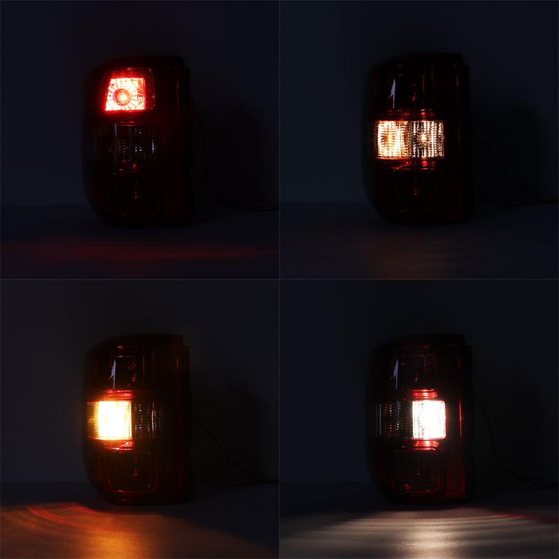 For Mitsubishi Pajero Montero 1989-1999 Car Accessories Wide Body LED Rear Tail Light Parking Lamp Turn Signal Light With Bulbs