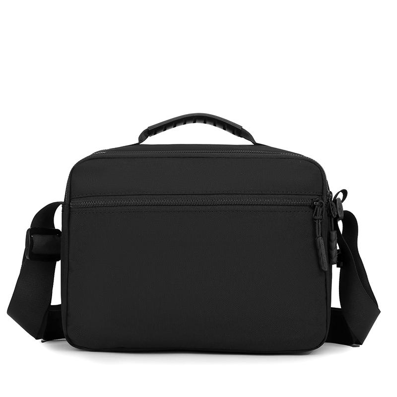 Durable Crossbody Bag Men's Large Capacity Water-Repellent Shoulder Bag Commuter Business Handbag