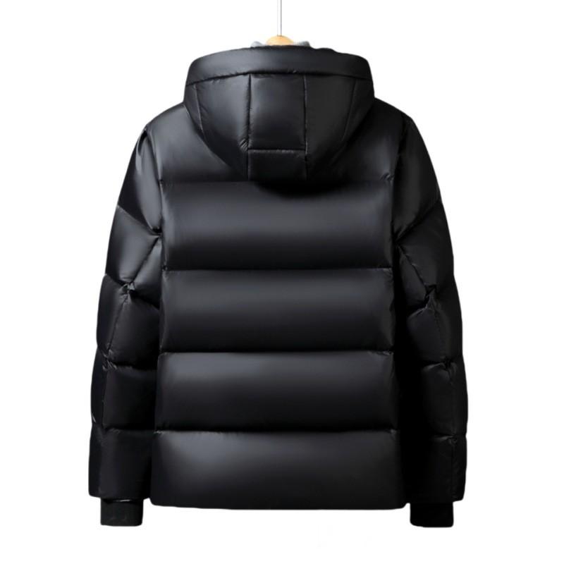 2026 Black Short Puffer Jacket Couple Winter Thick Warm Outerwear Windproof Casual Coat