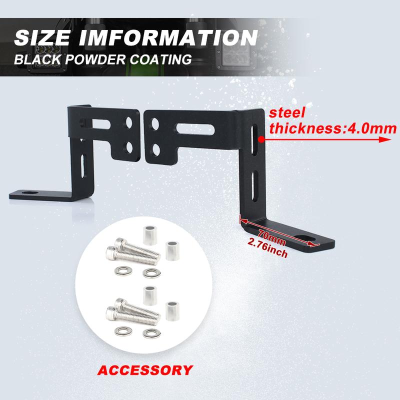 For Kawasaki Vulcan S 650 2015 2016 2017 2018 -2024 Motorcycle Auxiliary Light Bracket Fog Lights Spotlight Bracket Holder
