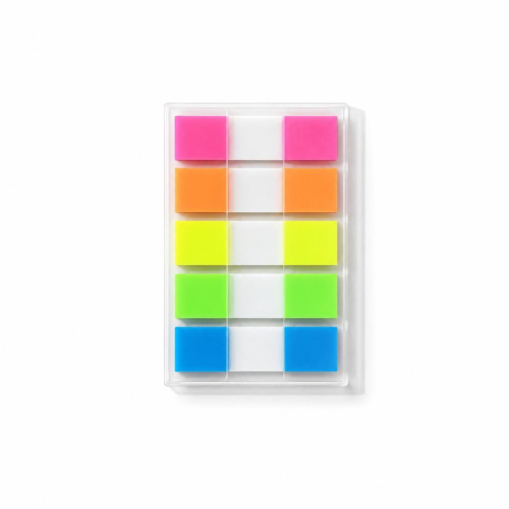 Waterproof Writable Sticky Note Labels - Portable Index & Memo Stickers