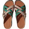 Fish Mouth Thick Bottom Slope Heel Slippers Beach One Word Large Size Multi-color Simple Women Summer Leaking Toe Outer Slippers
