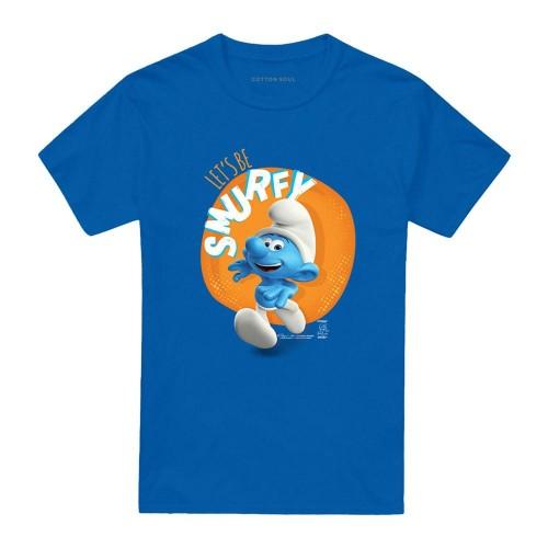 The Smurfs Unisex Adult LetÂ´S Be Smurfy T-Shirt