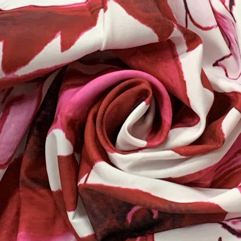 GMXIA Dámská móda Léto Jaro Květinový potisk Ležérní šaty bez rukávů s výstřihem do V a vysokým pasem