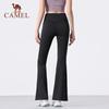 CAMEL Women's Micro-Flare High-Waist Fitness Pants