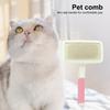 Pet Comb Dog Stainless Steel Pins Anti-slip Handle Portable Anti-break Dog Cat
