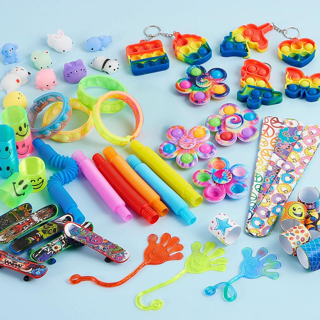 30/60/120 Pcs Popular Fidget Toys Pack Party Favors For Kids Goodie Bags Fillers For Kids Birthday Party, Prizes In Bulk
