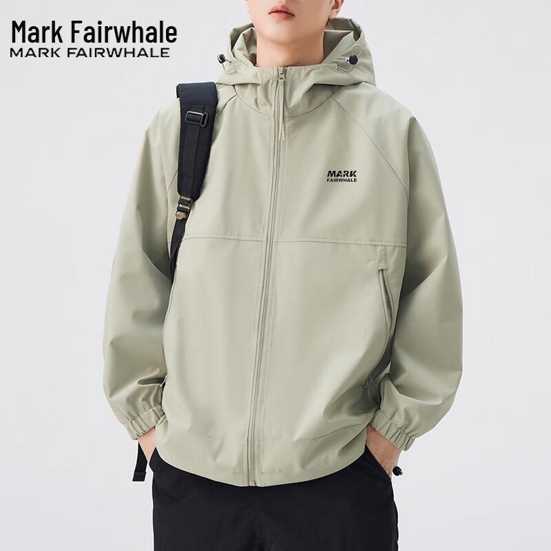 Mark Fairwhale Men's Hooded Waterproof Windproof Jacket