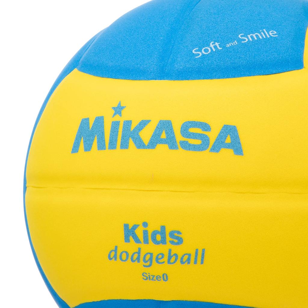 MIKASA Smile Dodgeball 0 batolata až základní škola 150g Doporučený vnitřní tlak Ne. (pro studenty) Žlutá/Modrá SD00-YBL 0.10-0.15 (kgf/cm2)