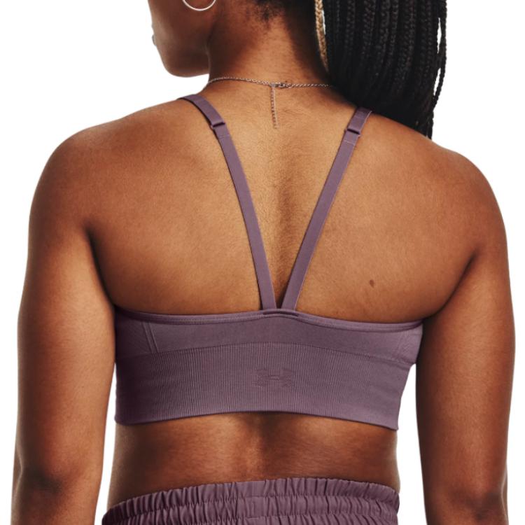 Under Armour Seamless Low Intensity Sports Bra Women Underwear Purple 1380428-500