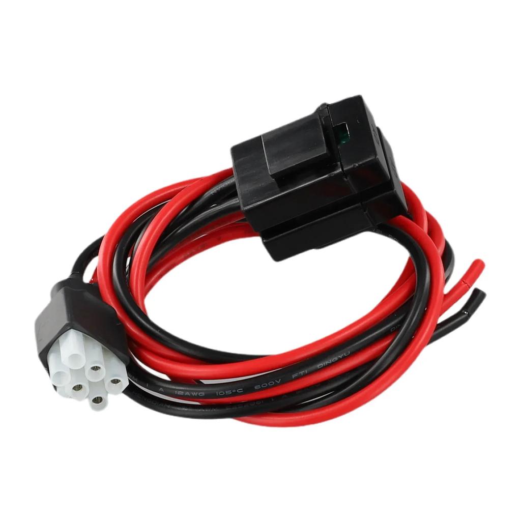 Premium 6Pin DC Power Cable 30Amp for and For Kenwood Radio TS 50s TS 60s TS 140 TS 440 TS 450 Durable and Reliable