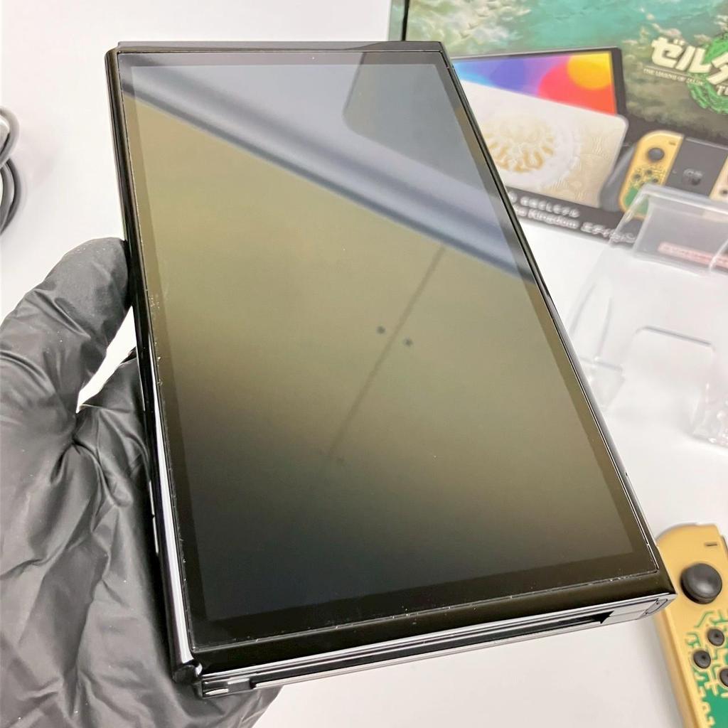 Nintendo Switch OLED Konsole The Legend of Zelda Tears of the Kingdom Ausgezeichnet Gebraucht