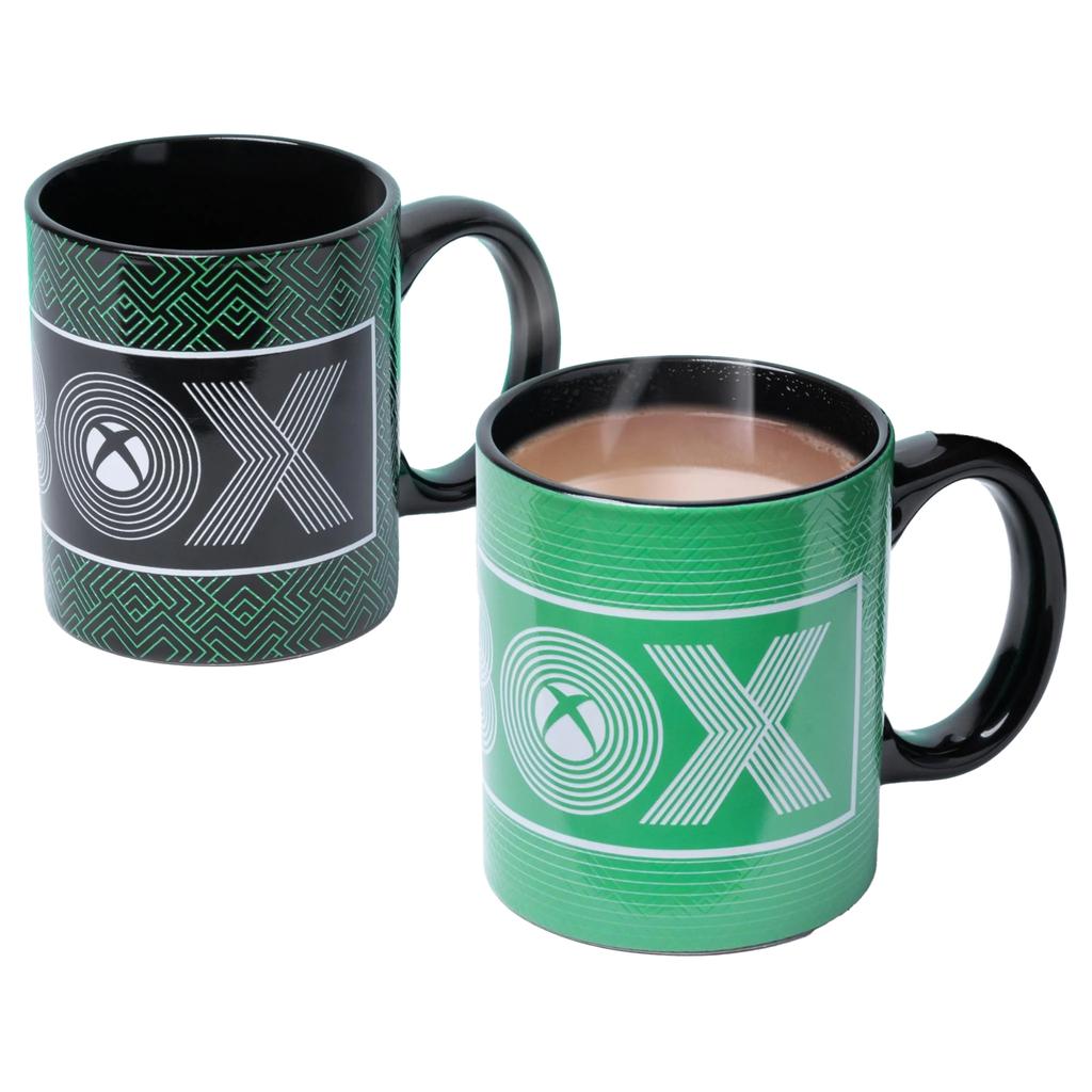 Tasse Xbox qui change de couleur avec la chaleur