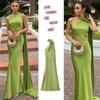Elegant Off-Shoulder Backless Wrap Tie Neckline Maxi Dress Women 2025 Slim Fit High Waist TR Fabric