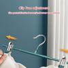 5pcs Trouser Hangers with Clips Multifunction Pants Hanging Holder for Home Bedroom Dormitory Hat Skirt Storage Bracket