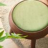 White Wood Tatami Coffee Table Stable Balcony Small desk  Natural Rattan Soft-Padded  Stool Chinese Style Round Window Seat
