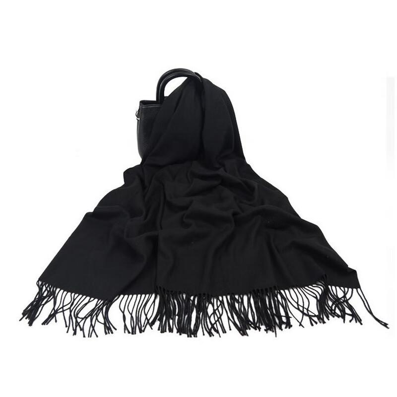 Cotton Blend Versatile Plain Scarf