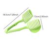 Multifunction Vegetable & Egg Slicer Tongs ABS Plastic Tomato Lemon Potato Cutting Holder Kitchen Slicing Tool