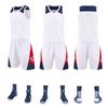 Wholesale basketball jersey double pocket basketball jersey men's training jersey group buying print adult children's jersey