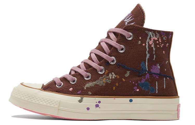 Chuck 70 Bandulu x Chuck 70 Converse High  Paint Splatter - Cappuccino Base  169909C 41.5
