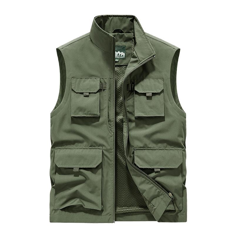 Men's Spring, Autumn and Summer Casual Vest Large Size Loose Vest Top Jacket