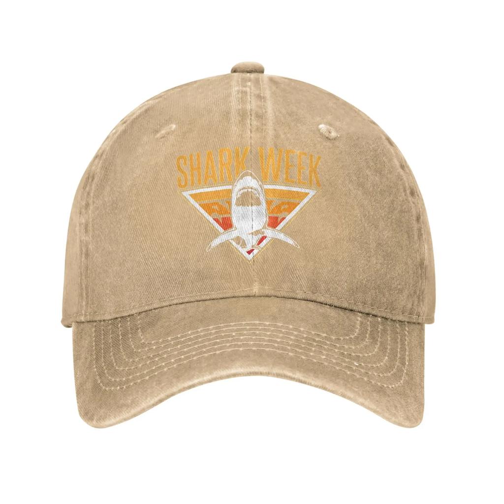 Shark fin ocean Week Heroes Baseball Cap Sun Tennis Skate High Quality Washed Hip Hop Hats Unisex Women Casual Design Snapback Cap