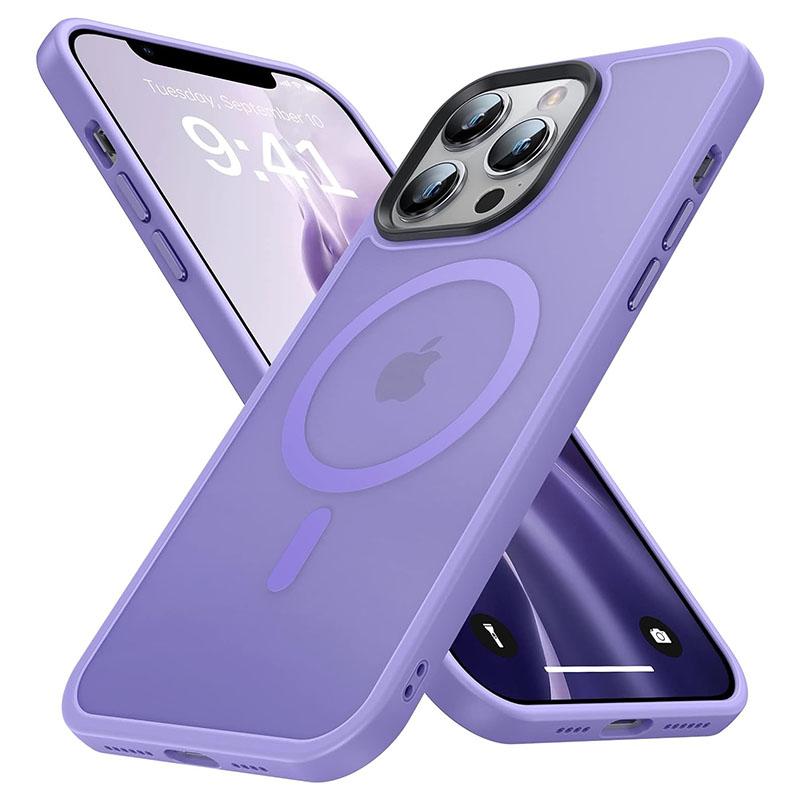 Shockproof Matte Transparent Phone Case For iPhone 15 14 13 12 11 Pro Max 15 Plus For Magsafe Magnetic Wireless Charging Cover