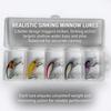 Minnow Lure Sinking Hard Bait 6.5cm 4.3g Realistic Chubs Fishing Lure for Bass Pike