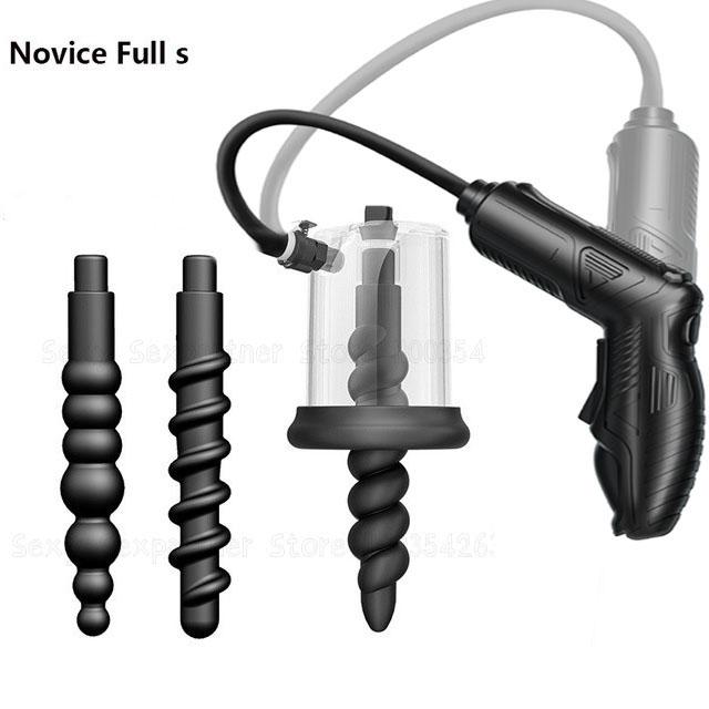 Male Electric Anal Prostate Massager Vacuum Vestibular Suction Stimulate Alternative Sex Toys Anal Toys Silicone Anal Plug