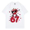 Day Six Seven Meme Graphic T Shirts Men Women Clothing Harajuku Y2k Oversized Tshirts Summer Casual Cotton Short Sleeve Tshirt